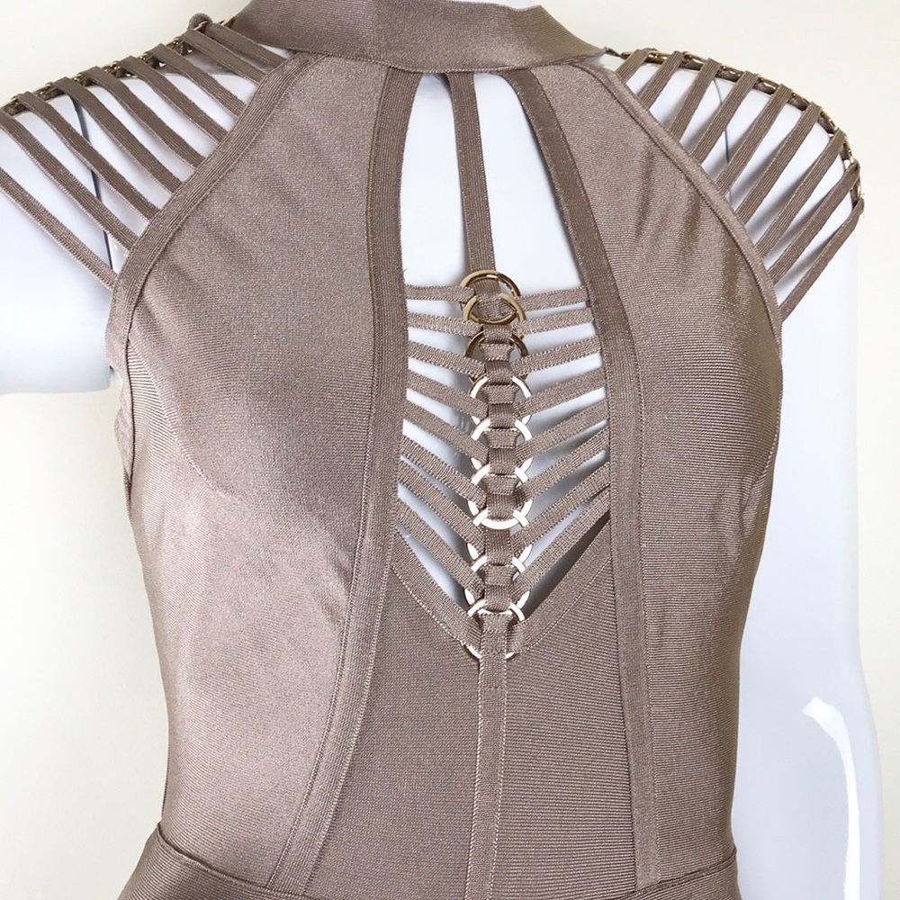 SALE! “Gertrude” Bandage Jumpsuit - Picture 3 of 4